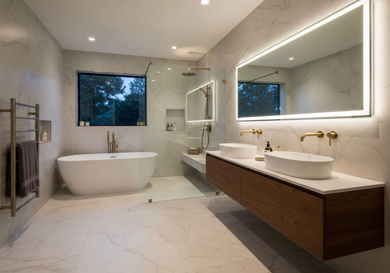 Bathroom after renovation