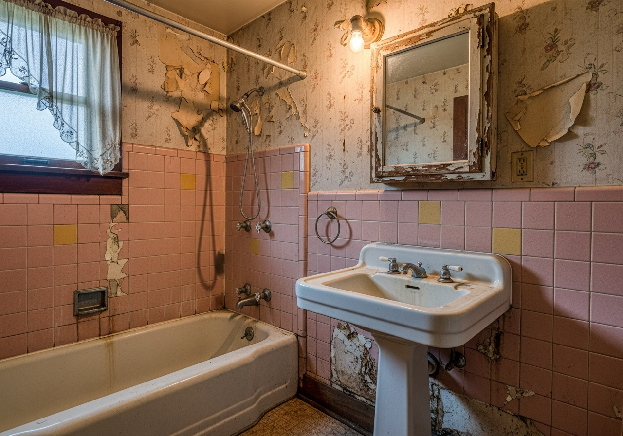 Bathroom before renovation