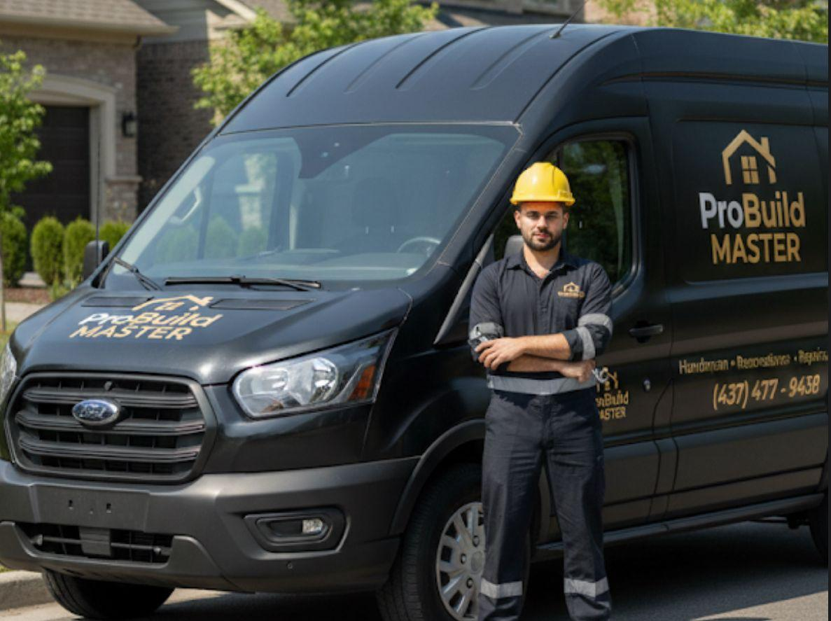 ProBuild Master Inc. professional with service van